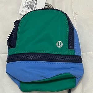 NWT Lululemon City Adventurer Backpack Nano, Blue/Green